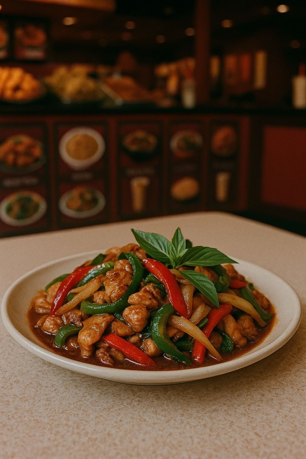 Thai Basil Stir-Fry.